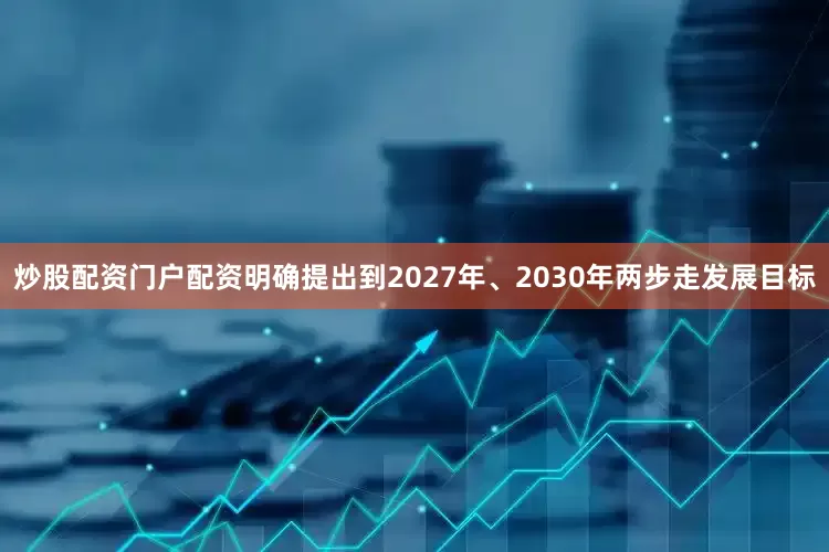 炒股配资门户配资明确提出到2027年、2030年两步走发展目标